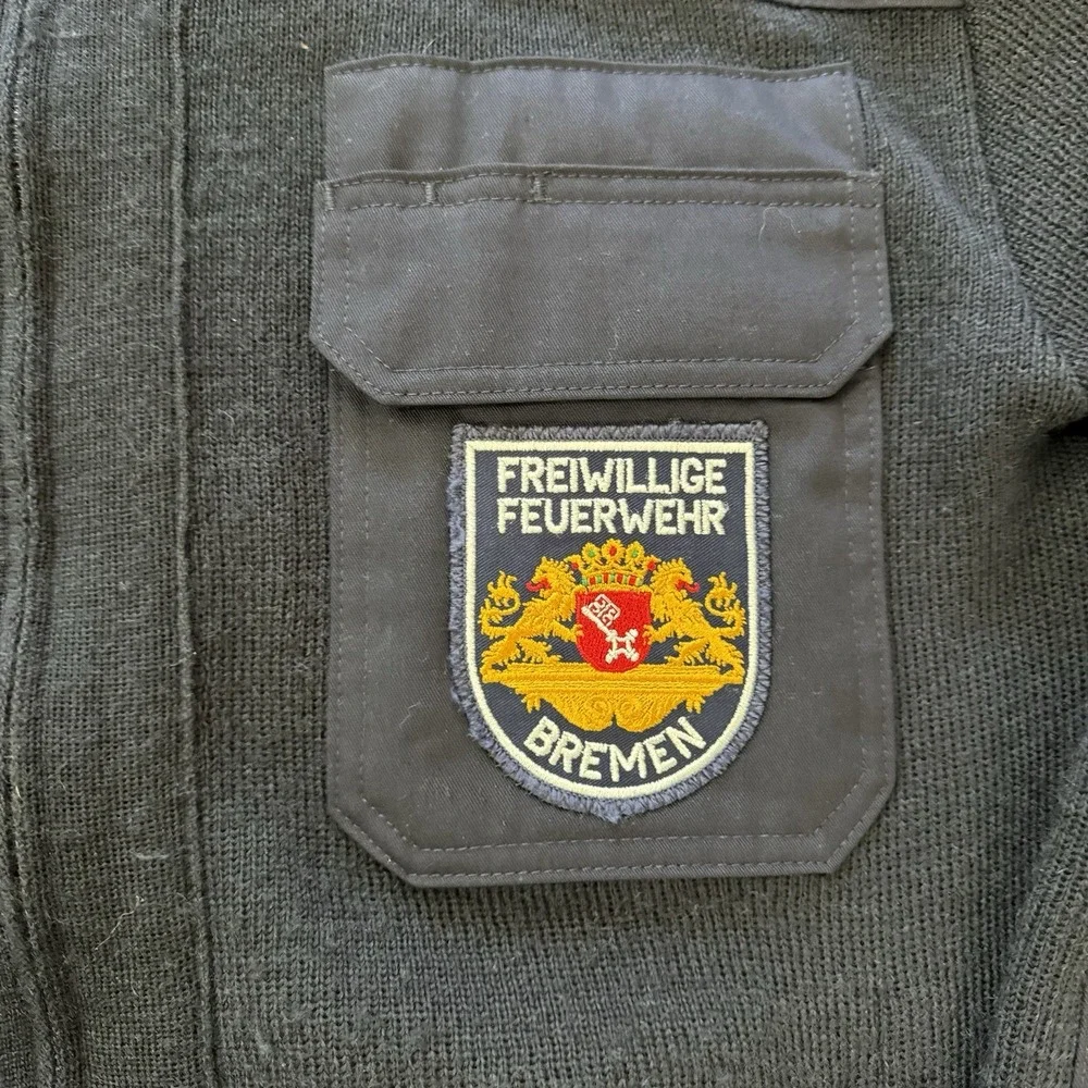 Freiwillige Feuerwehr Bremen‎ VTG Style Commando Sweater Jacket Sz 48 Germany